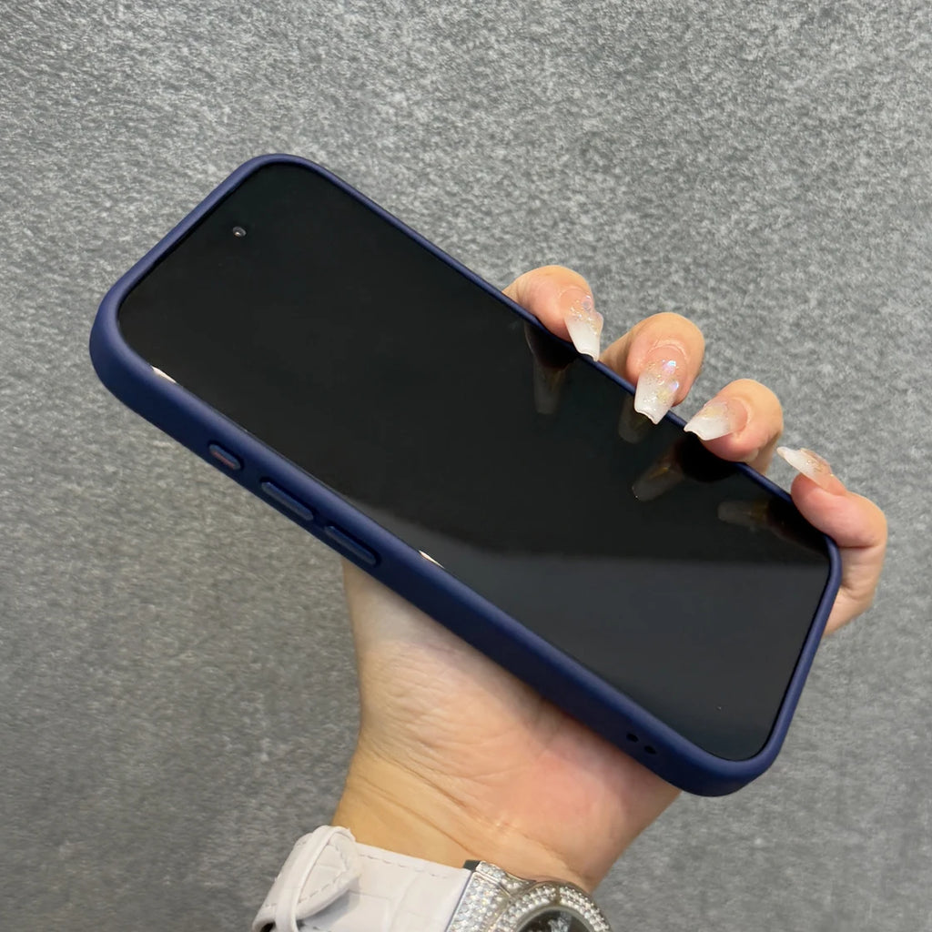 iPhone Case 17 Series – Orange Matte Transparent