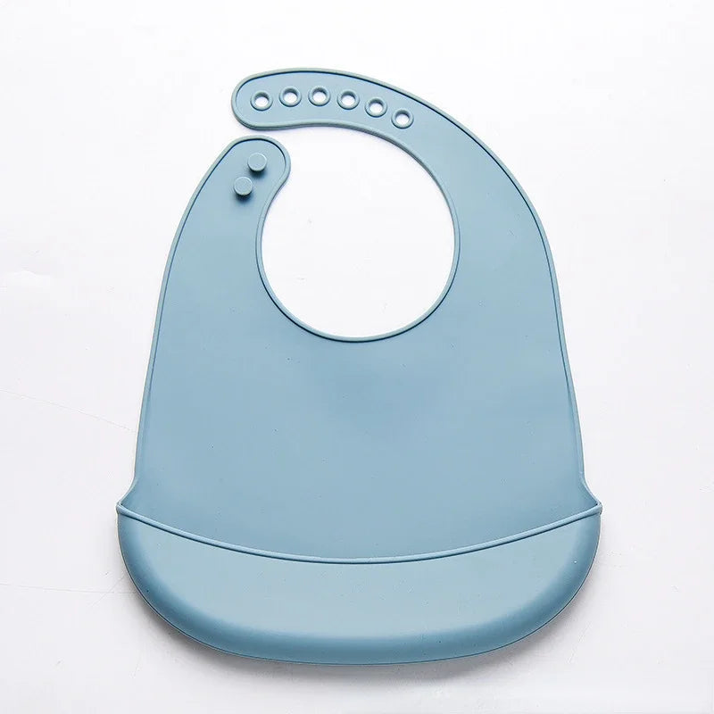Adjustable Silicone Baby Bib – Waterproof & BPA-Free