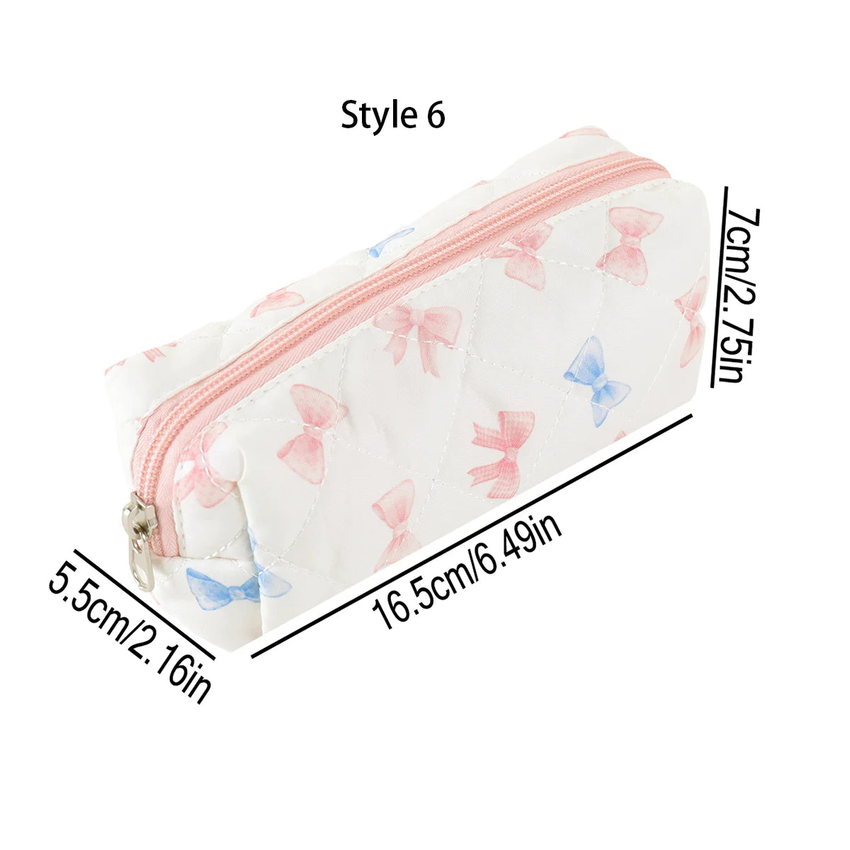 Floral Bowknot Pencil Case
