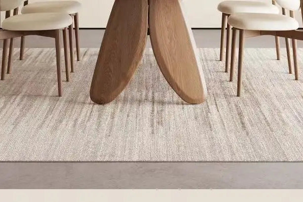 French-Style Retro Solid Wood Rock Slab Dining Tables Nordic Creative Rectangular Dining Room Table Kitchen Home Furniture FYDT