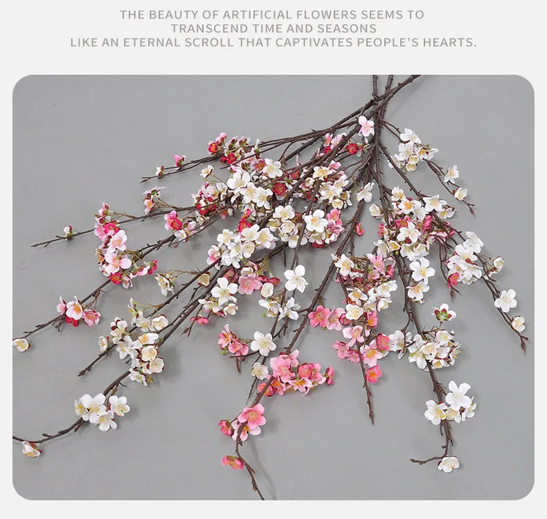 130cm Artificial Cherry Blossom Branch – Decorative