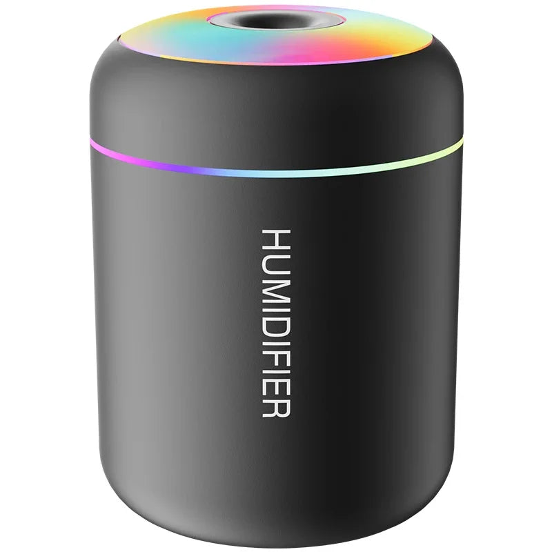 Mini USB Air Humidifier – 180ML Aroma Diffuser for Home & Car