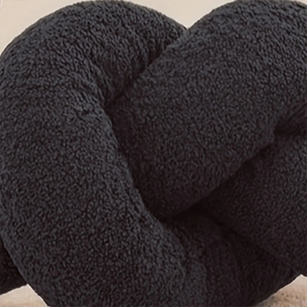 1pc Nordic Style Knotted Bolster Pillow for Sofa Bedroom Office Decor Pillow Gift for Christmas Home Living Room Decorate