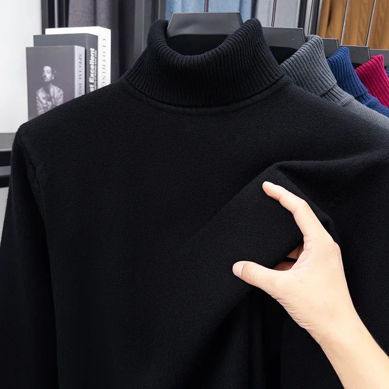 Men’s Knitted Turtleneck Sweater