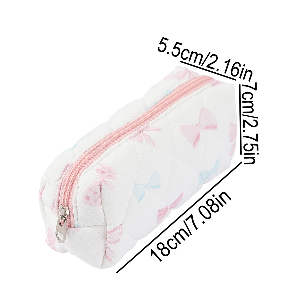 Floral Bowknot Pencil Case
