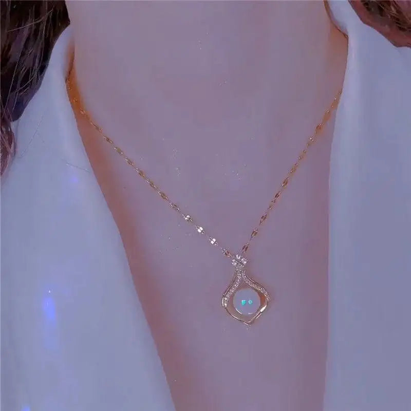 Pearl Beads Choker Necklace