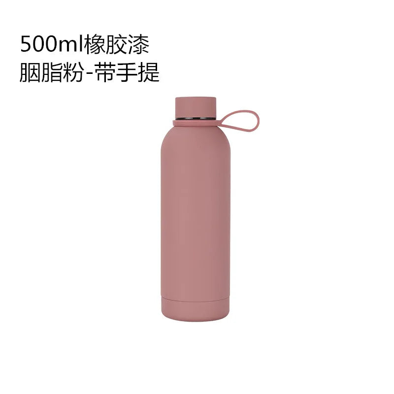 American Style Vacuum Thermos Small-mouth 500/750ml Double Wall Sports Vacuum Water Bottle