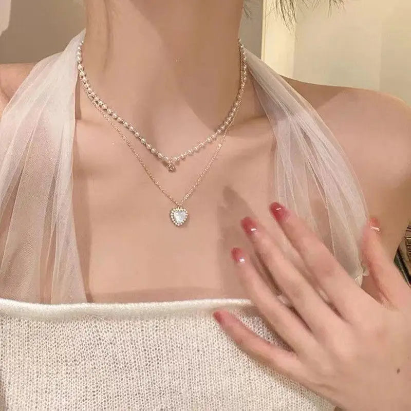 Pearl Beads Choker Necklace