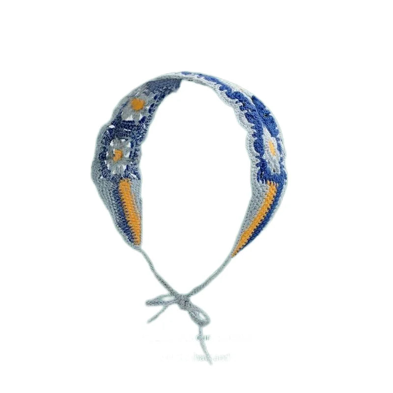 Small Strawberry Headband Crochet Sweet Cute Hair Band Women Scarf Headbands Bandanas Wide Elastic Hairbands Fashion Accessories