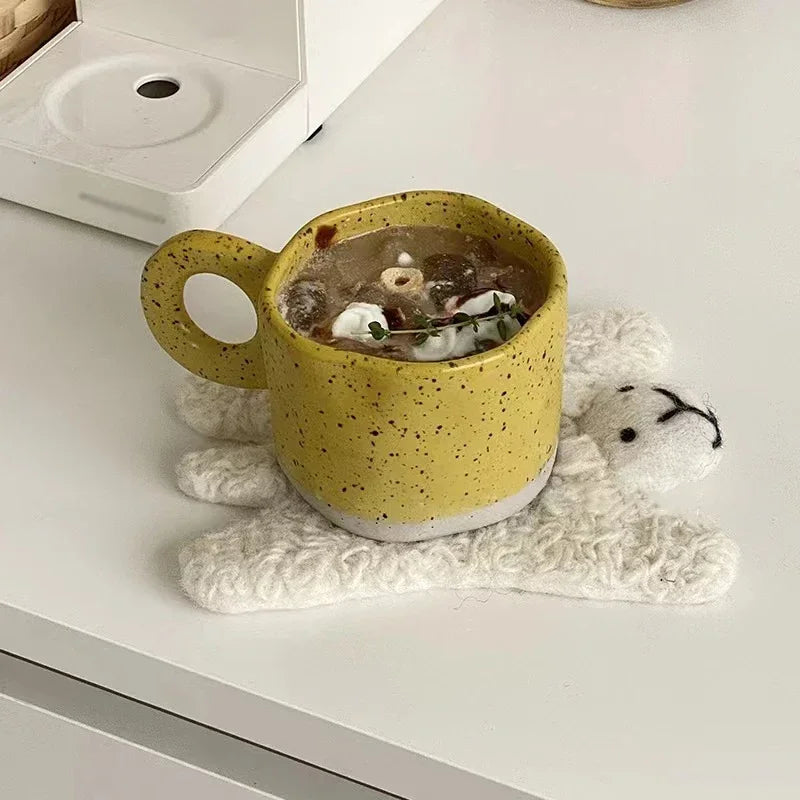 Korean Style Ceramic Coffee Mug