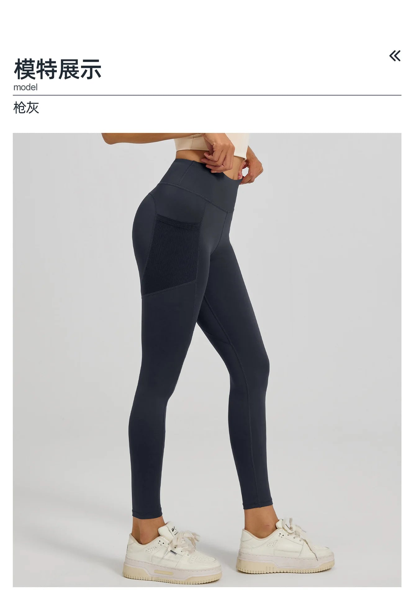 2026Spring Summer New Women's Yoga Pants Tight Peach Hip Leggings Pocket High Waist Belly Tight Trousers Sports Riding Pants Fit