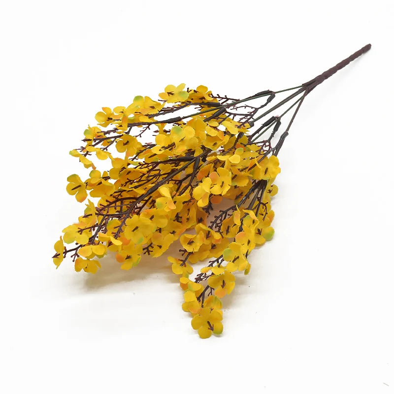 Artificial Silk Gypsophila Peach Flower – Home & Wedding Decor