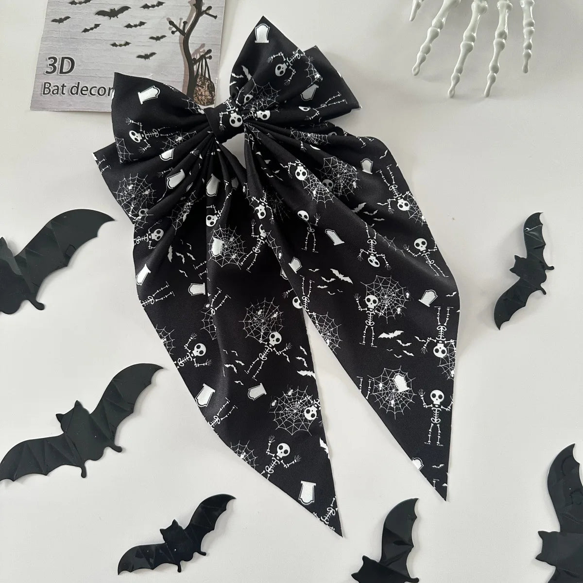 Women Elegant Lace Bow Ribbon Hair Clips Solid Color Satin Заколка Бант Girls Korean Hairpins Party Headdress Hair Accessories