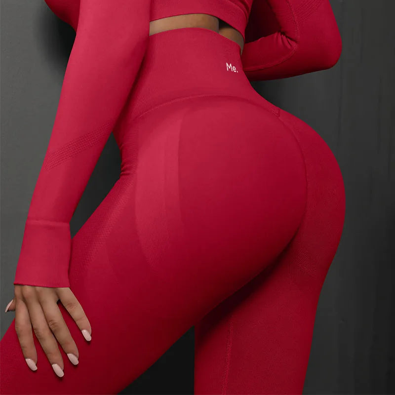 BetterMe Seamless Gym Leggings Yoga Pants Sexy High Waist Booty Lifting Leggings Pants Women Sports Clothing Fitness Wear