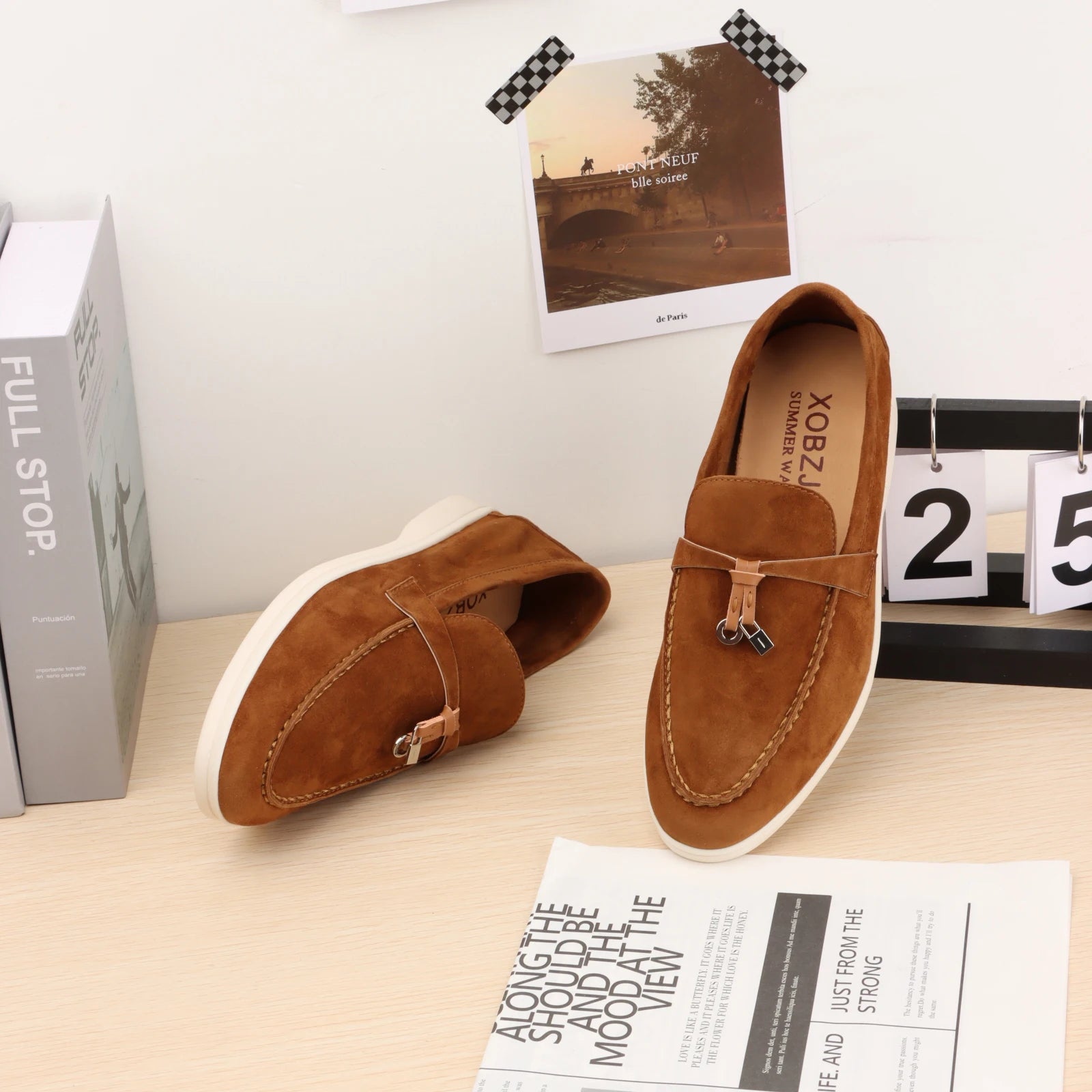 XOBZJH Leather Loafers