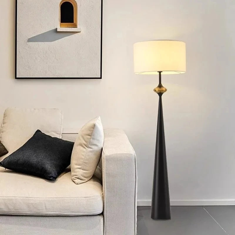 Nordic Floor Lamp Modern Minimalist Standing Light for Living Room Wabi-Sabi Inspired Luxury Design led lights room decoration