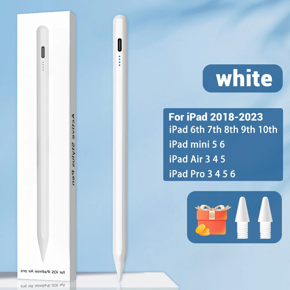 iPad Stylus Pen – Palm Rejection & Power Display