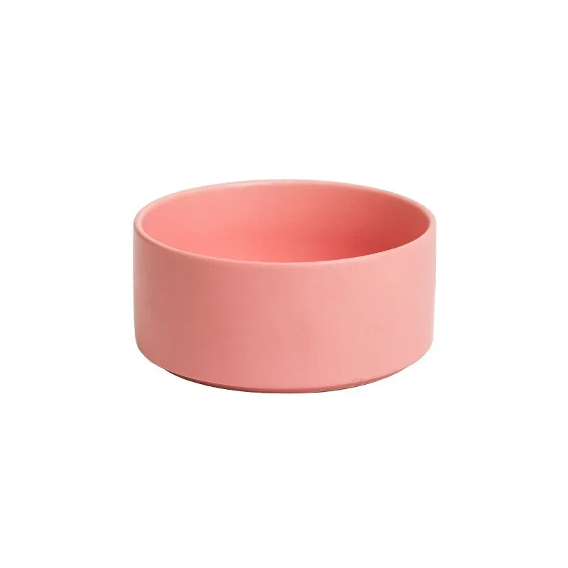 Elevated Pet Bowl with Wood Stand (400/850ml)