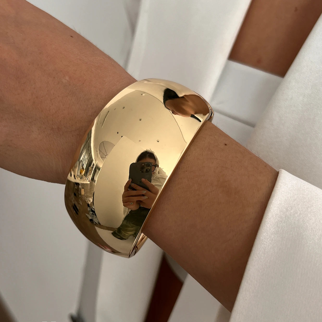 Punk Chunky Metal Bangle