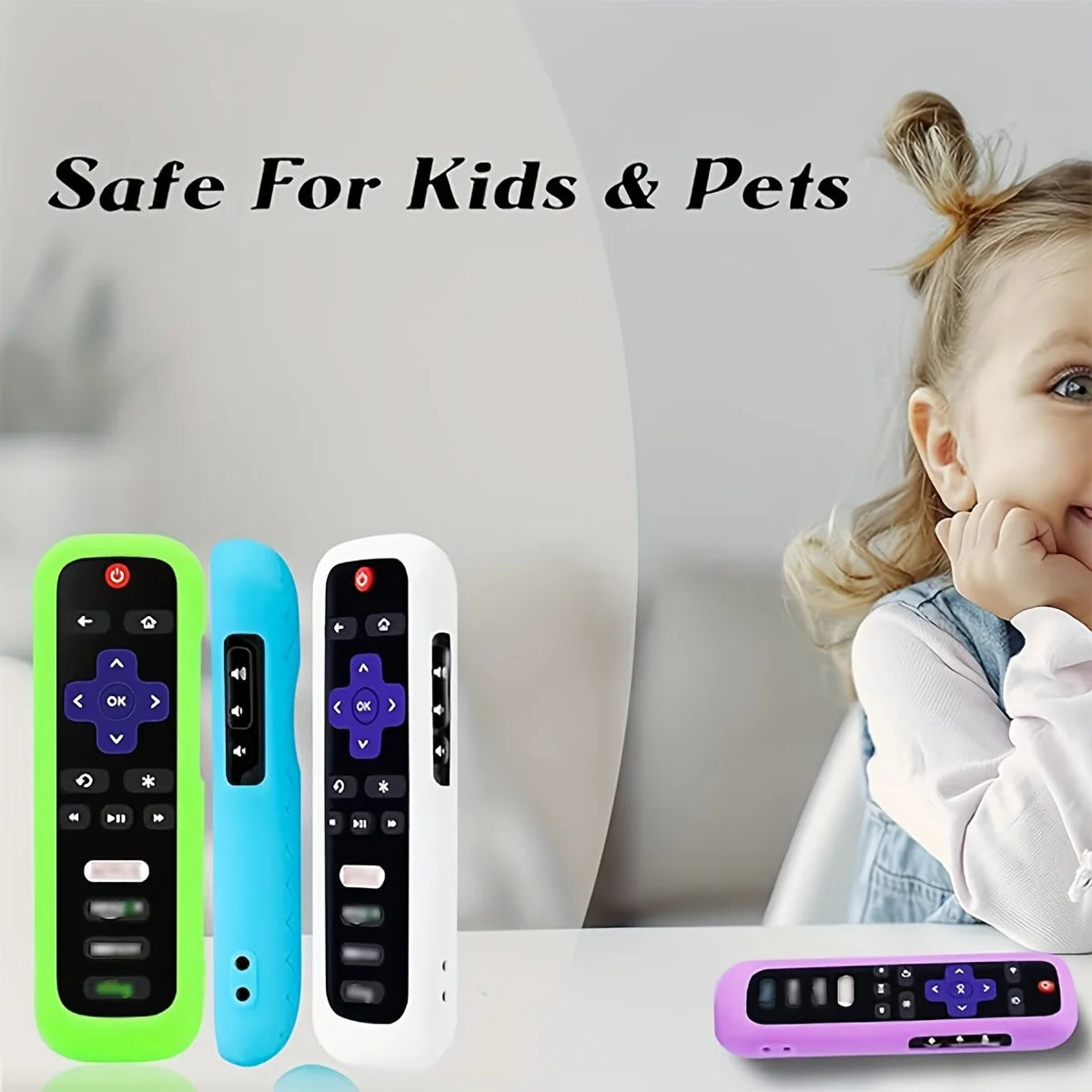 Glow Remote Cover Set – TCL/Hisense/Roku