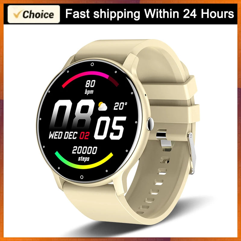 LIGE 2026 Smart Watch Women Men Ladies Gift Sport Fitness Men Watches Heart Rate Monitor Waterproof Smartwatch For Android IOS