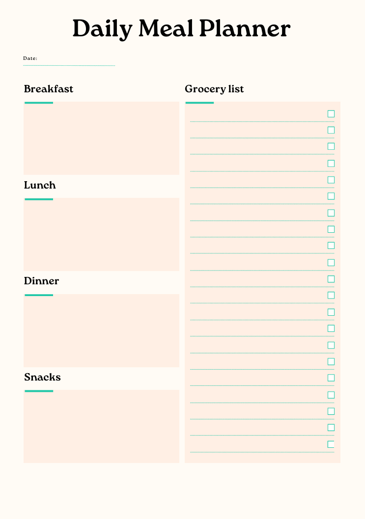 Ultimate Meal Planning Bundle | Weekly & Monthly Food Tracker | Digital Grocery List Template | Comprehensive Nutrition Organizer