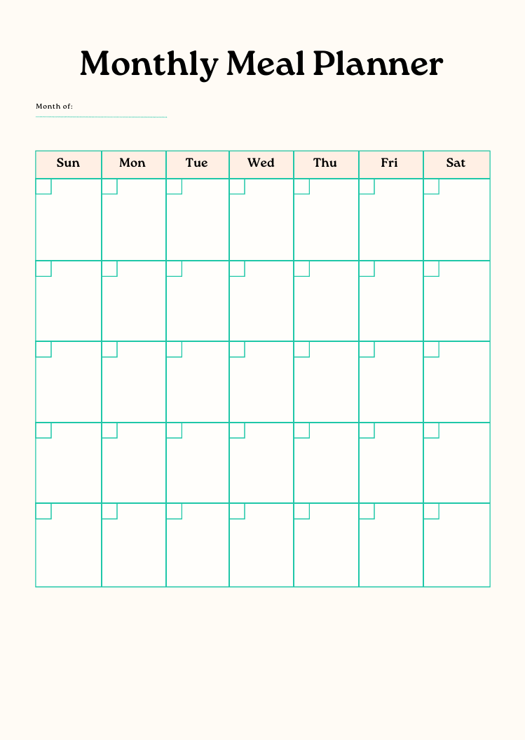 Ultimate Meal Planning Bundle | Weekly & Monthly Food Tracker | Digital Grocery List Template | Comprehensive Nutrition Organizer