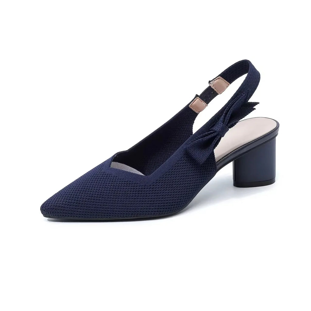 Women’s Knitted Pointed Heel Sandals
