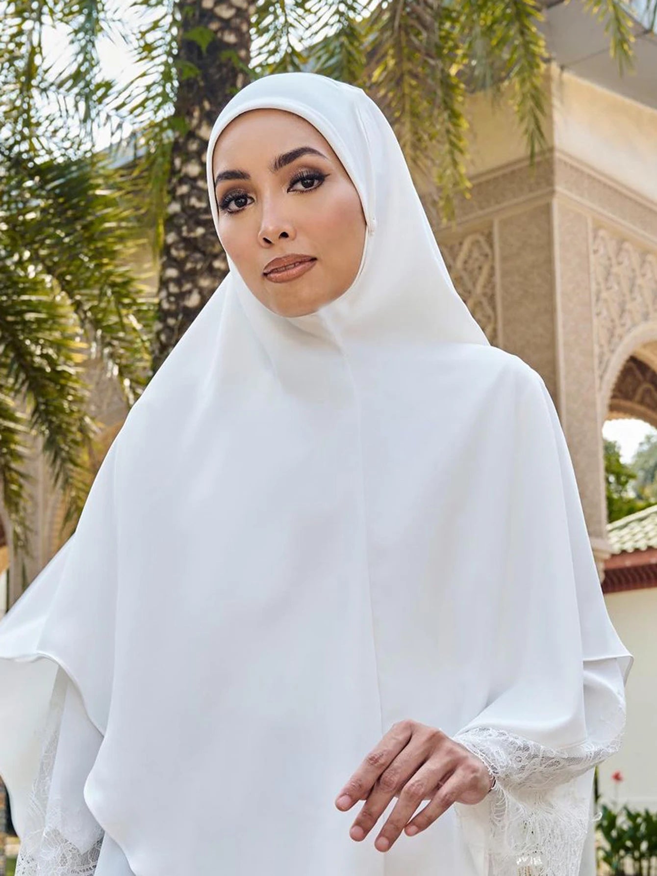 1pc Ready to Wear Instant Hijabs Double layered Chiffon Solid Headscarf Foulard Femme Musulman Shawl Wrap Bandana