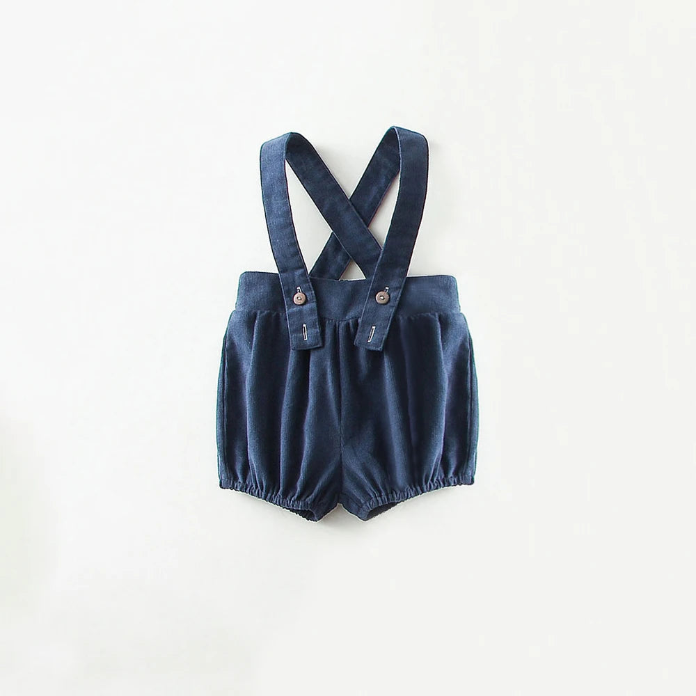 Corduroy Baby Romper – Backless