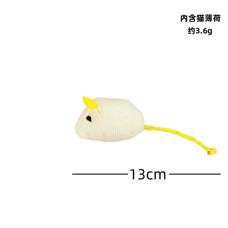 Catnip Rattle Mouse Toys – Multi Pack