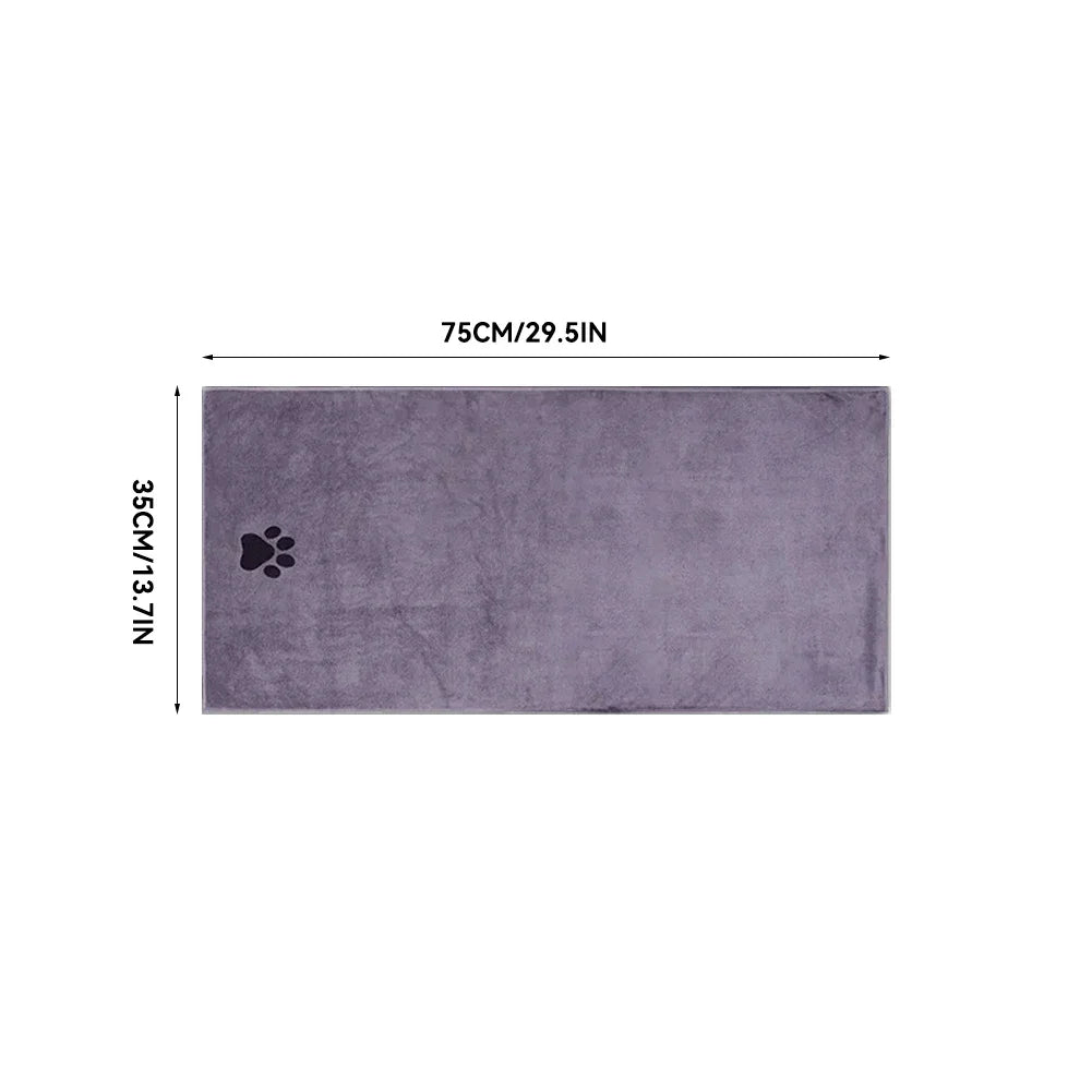 Microfiber Pet Bath Towel – 3 Sizes
