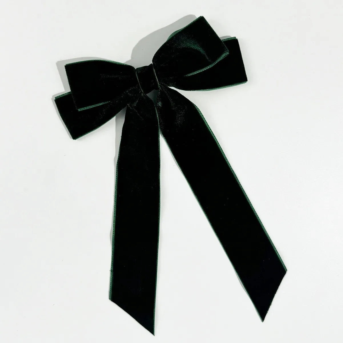 Vintage Velvet Bow Hairpins Barrettes For  Girls Wedding Long Ribbon Korean Hair Clip Hairgrip Accessories Christmas party hair