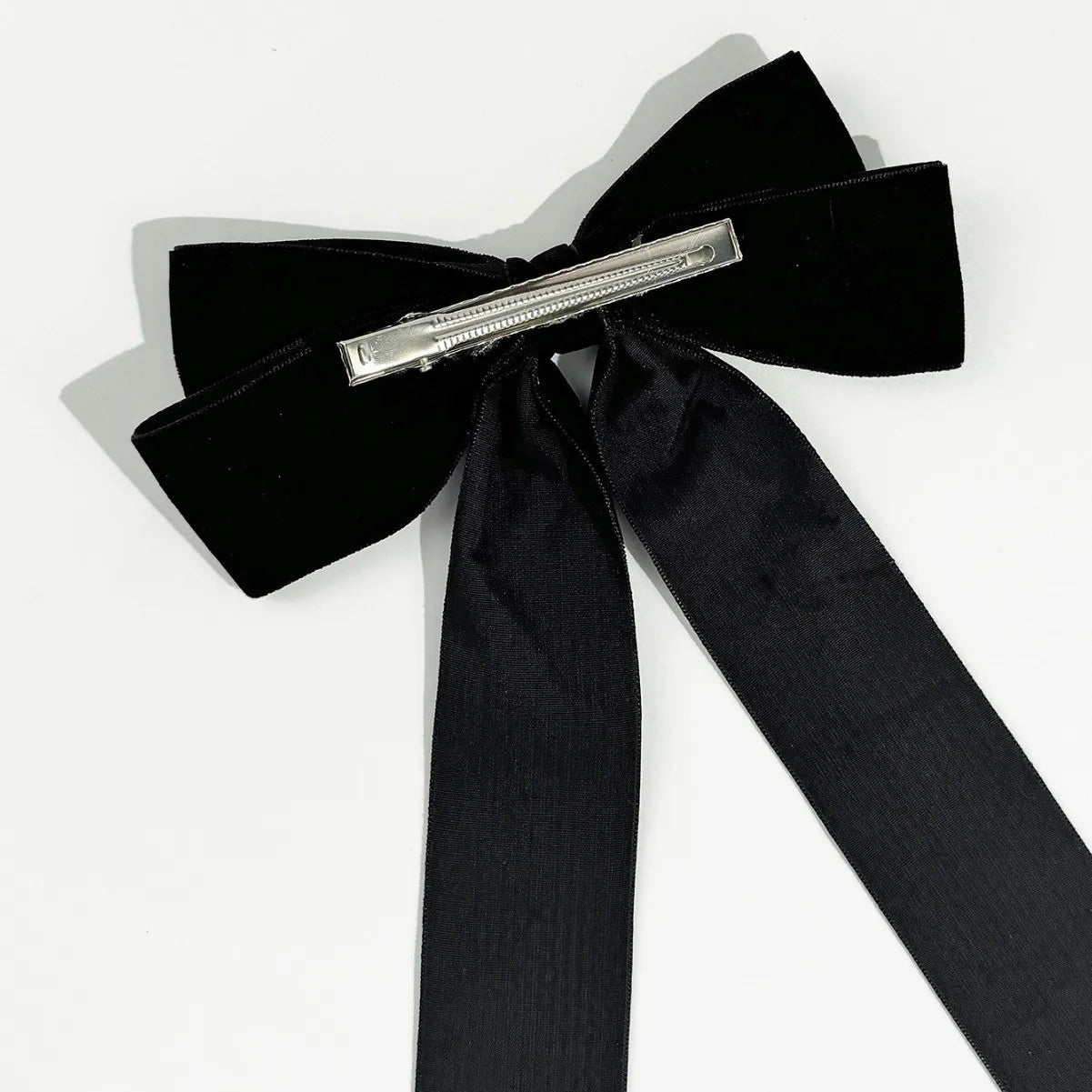 Vintage Velvet Bow Hairpins Barrettes For  Girls Wedding Long Ribbon Korean Hair Clip Hairgrip Accessories Christmas party hair