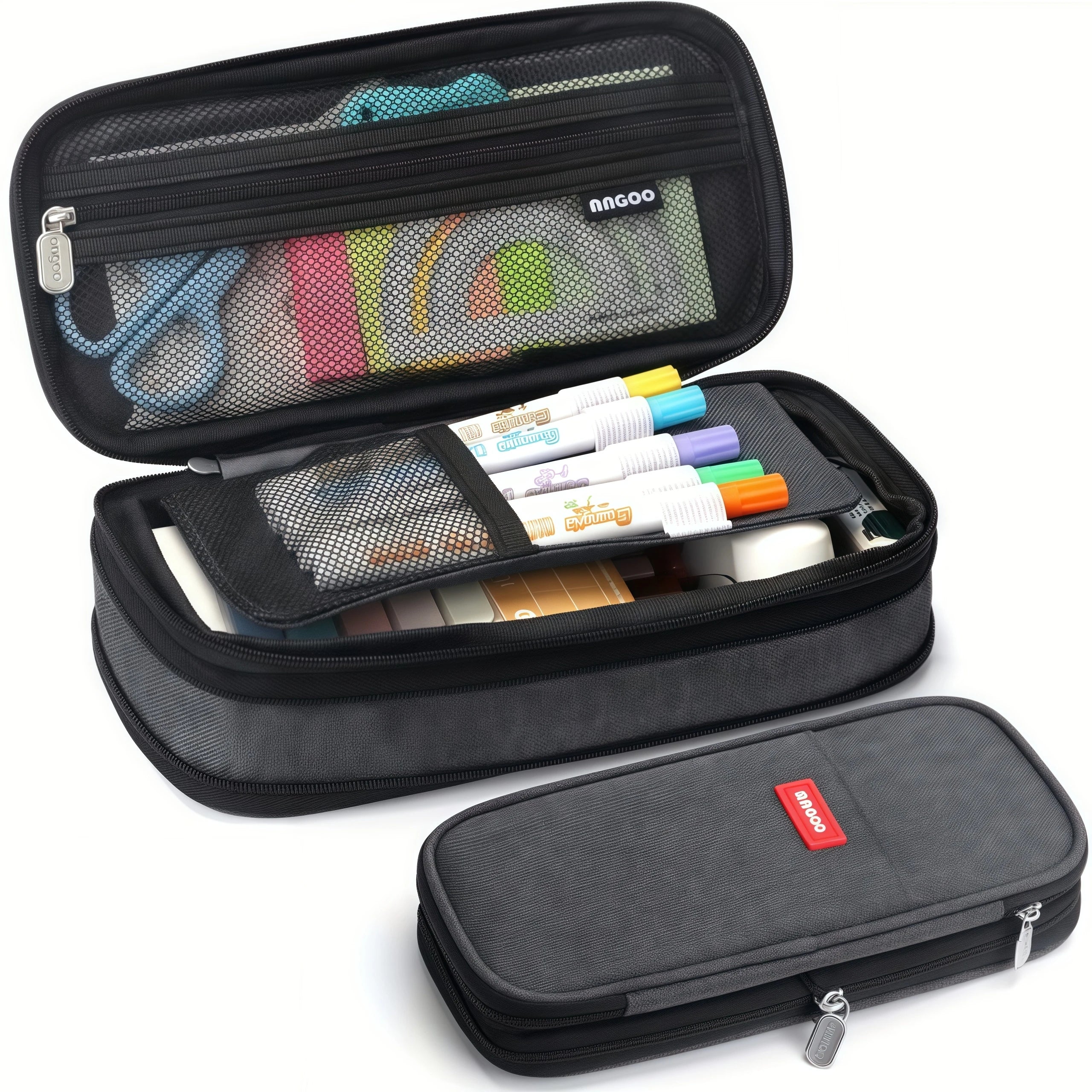 Double-Layer Canvas Pencil Case ✏️