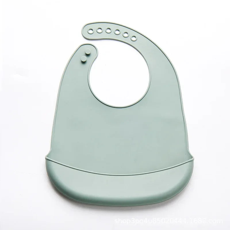 Adjustable Silicone Baby Bib – Waterproof & BPA-Free