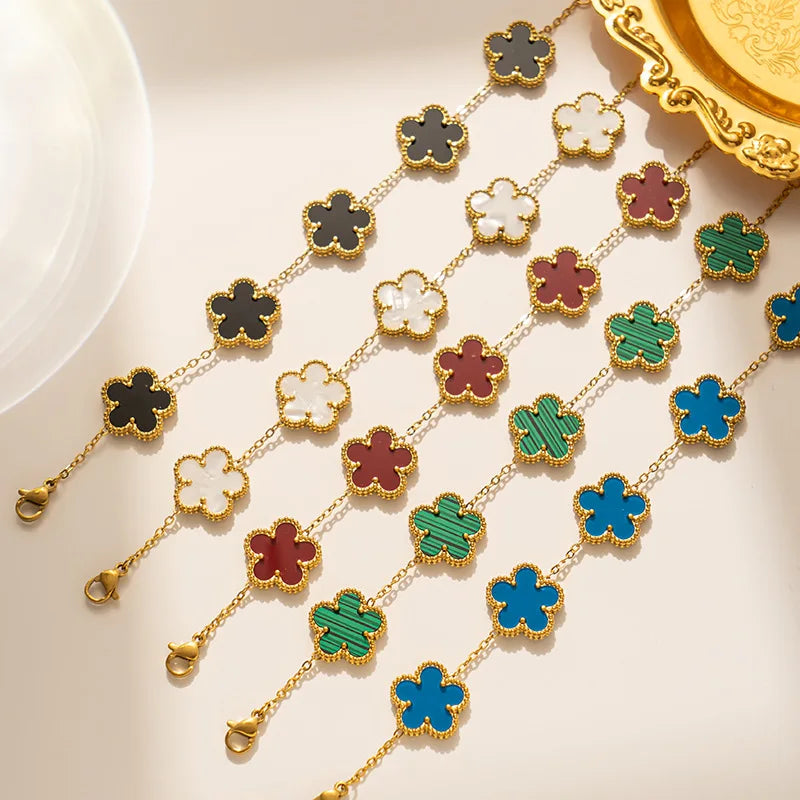 Luxury Clover Flower Bracelet