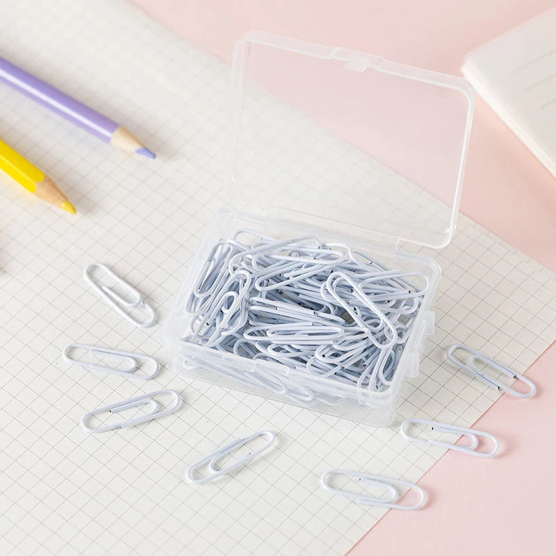 50pcs Colorful Metal Paper Clips – 28mm