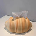 Creative Croissant Ceramic Tissue Box – Horizontal Design