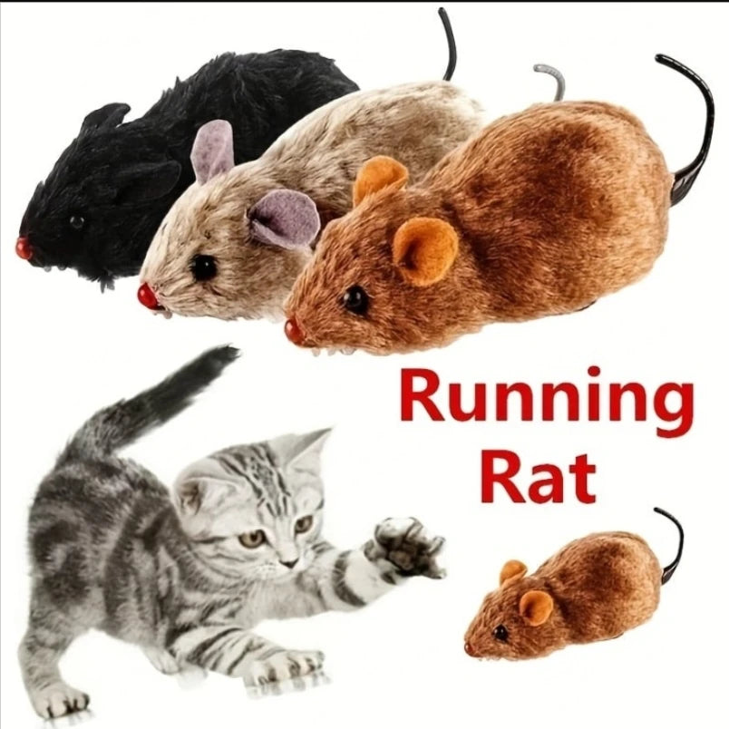 Lifelike Running Mouse Toy
