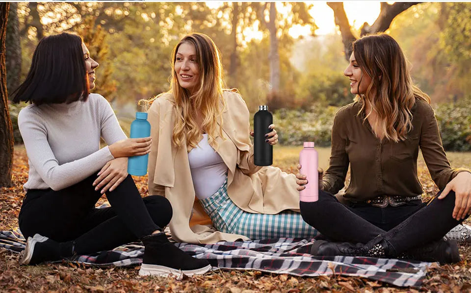 Stainless Steel Thermal Water Bottle – Insulated Vacuum Tumbler