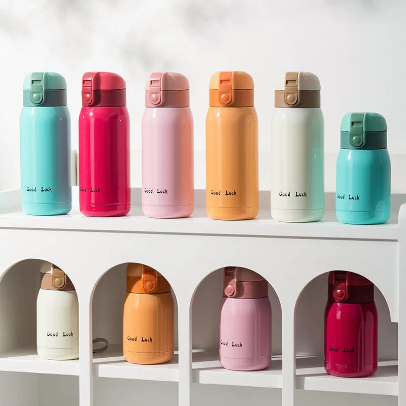 200/350ml Stainless Steel Pocket Thermos – Insulated
