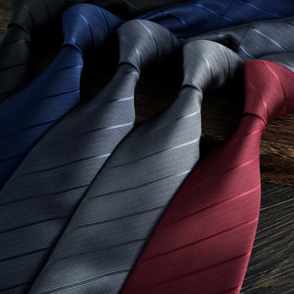 Men’s Striped Jacquard Tie