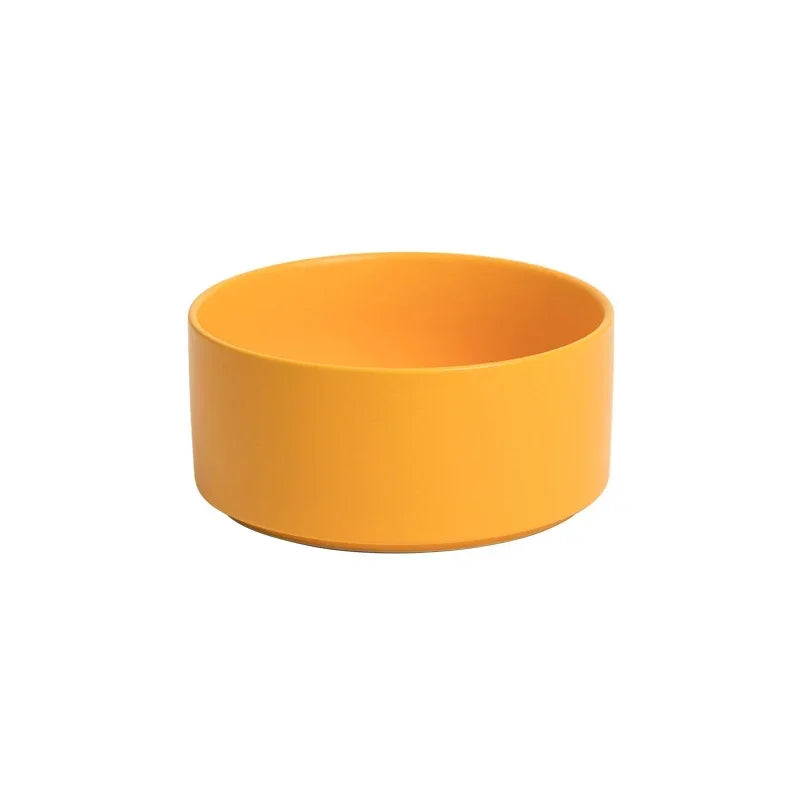 Elevated Pet Bowl with Wood Stand (400/850ml)