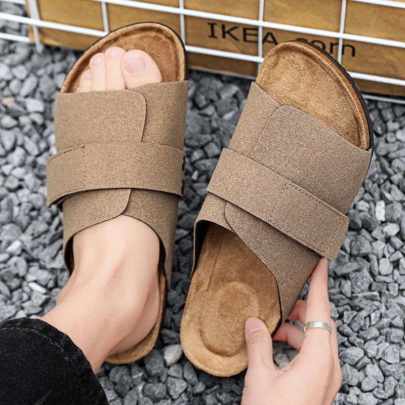 Men’s Cork Summer Slippers