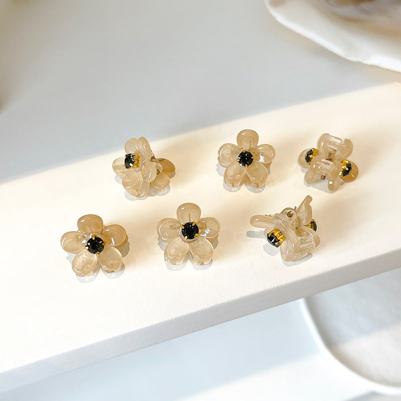 10pcs Korean Mini Floral Hair Claw Kawaii Hair Clip Claw Clamp Braid Clips Headwear Girls Women Hair Accessories