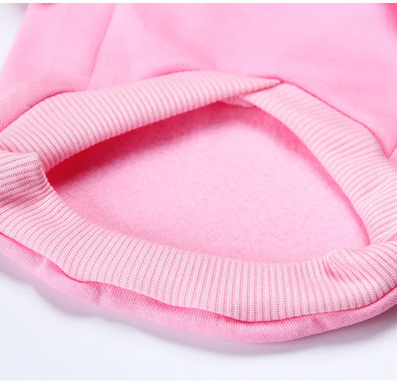 Fleece-Lined Dog Hoodie – Autumn/Winter
