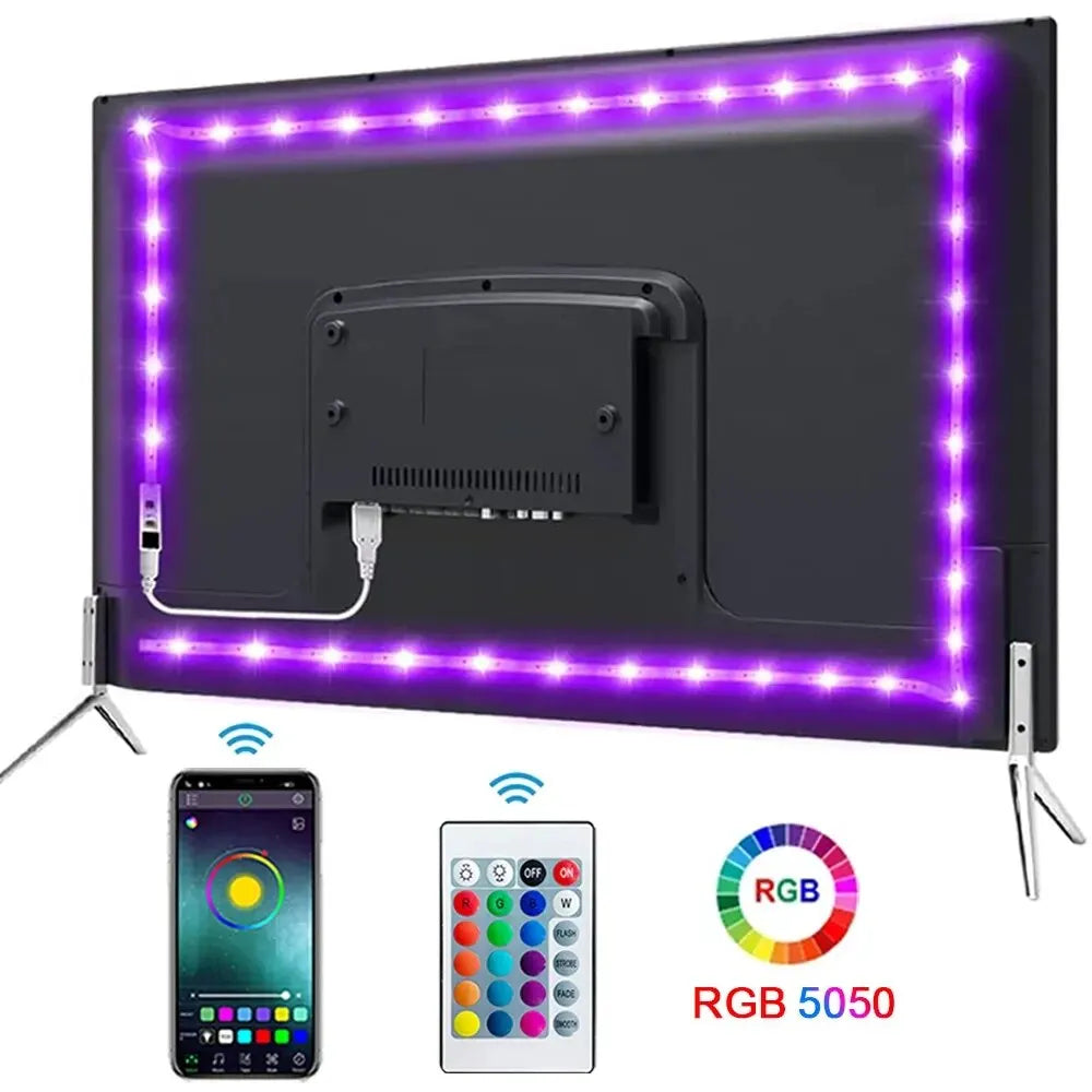 USB RGB LED Strip – 5V Flexible Tape Light