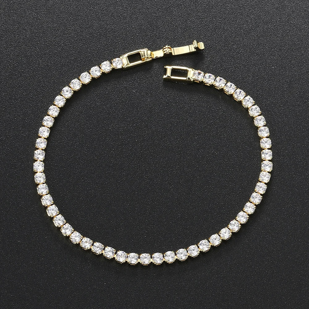 Zirconia Tennis Chain Bracelet