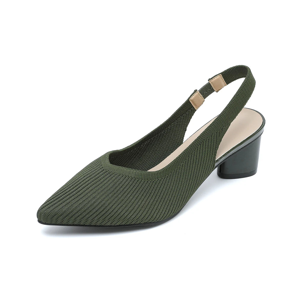 Women’s Knitted Pointed Heel Sandals
